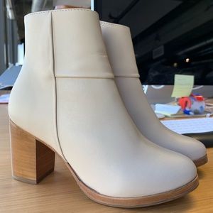 Off White "Daisy Modern Boot" by Thursday Boots